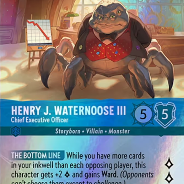 Henry J. Waternoose III - Chief Executive Officer (013-220) - Set 13: Attack of the Vine! - Disney Lorcana Epic
