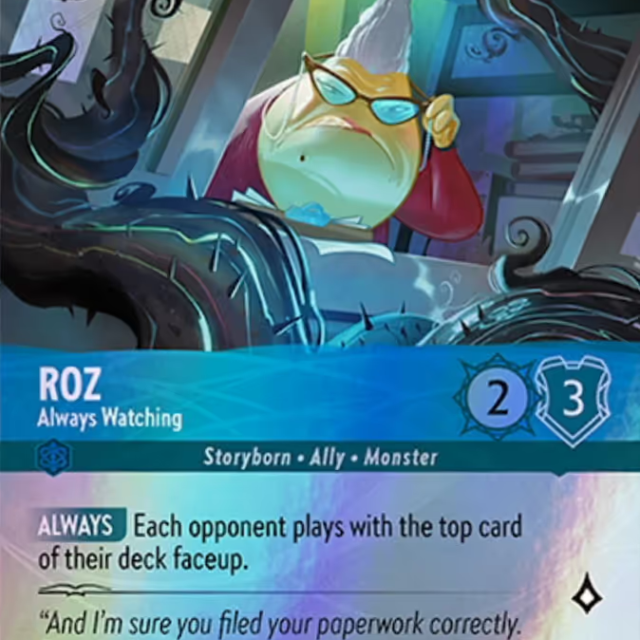 Roz - Always Watching (013-221) - Set 13: Attack of the Vine! - Disney Lorcana Epic
