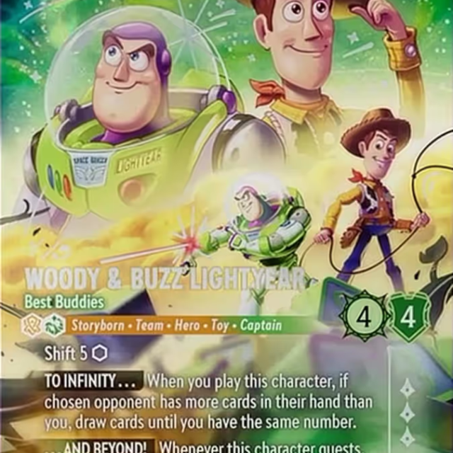 Woody & Buzz Lightyear - Best Buddies (013-228) - Set 13: Attack of the Vine! - Disney Lorcana Enchanted