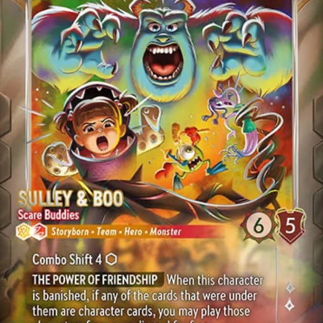 Sulley & Boo - Scare Buddies (013-229) - Set 13: Attack of the Vine! - Disney Lorcana Enchanted
