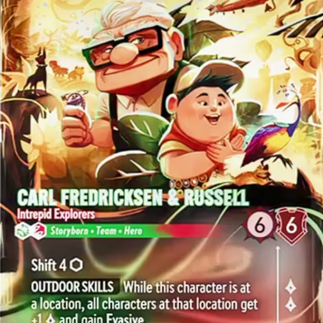Carl Fredricksen & Russell - Intrepid Explorers (013-237) - Set 13: Attack of the Vine! - Disney Lorcana Enchanted