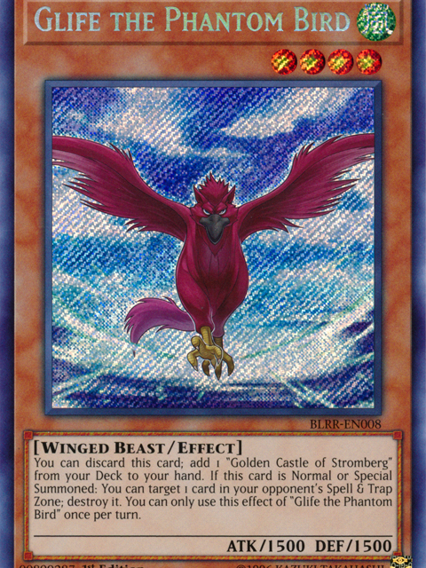 Glife the Phantom Bird [BLRR-EN008] Secret Rare