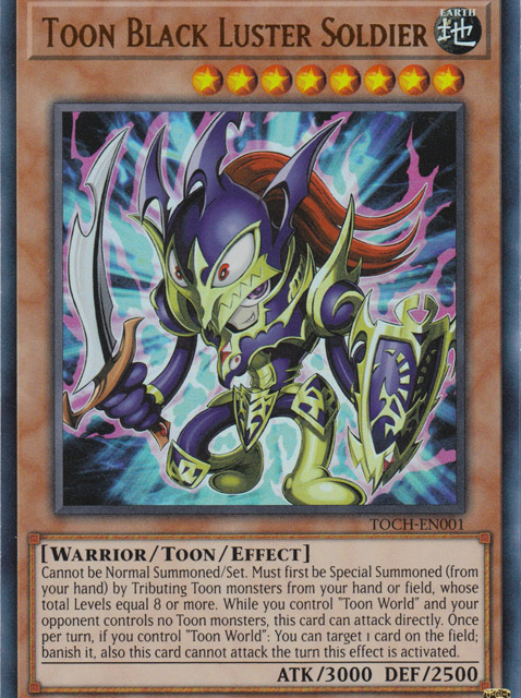 Toon Black Luster Soldier [TOCH-EN001] Ultra Rare