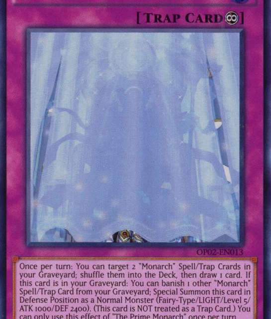 The Prime Monarch [OP02-EN013] Super Rare