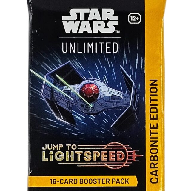 Star Wars Unlimited Jump to Lightspeed Carbonite Booster Pack