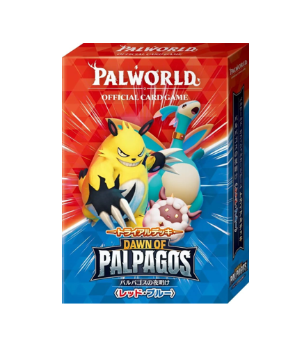 PALWORLD OFFICIAL CARD GAME: Japanese Trial Deck Dawn of Palpagos Red/Blue - NEW (2026/07/30)