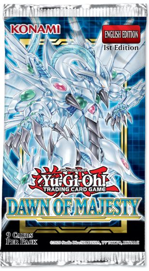 Yu-gi-oh Tcg Dawn Of Majesty Booster Pack 1st Edition