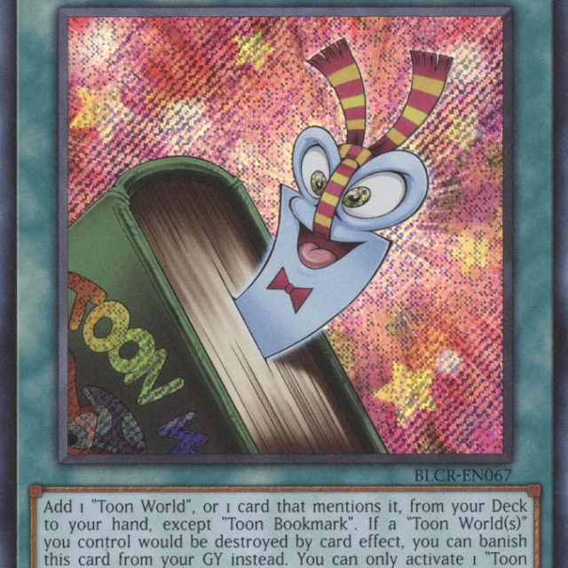 Toon Bookmark [BLCR-EN067] Secret Rare
