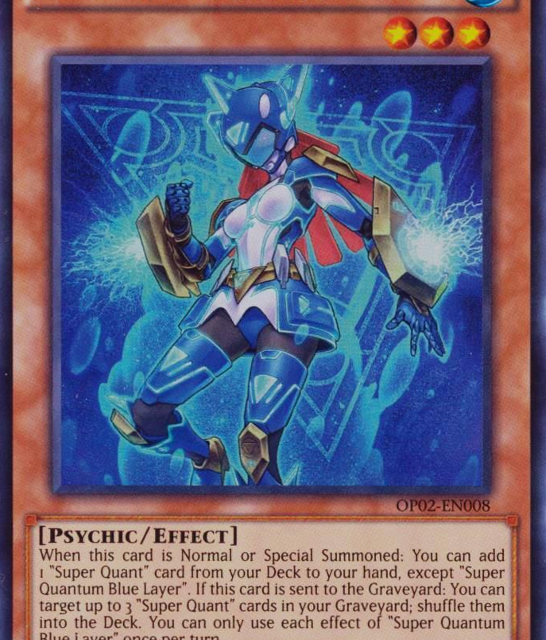 Super Quantum Blue Layer [OP02-EN008] Super Rare