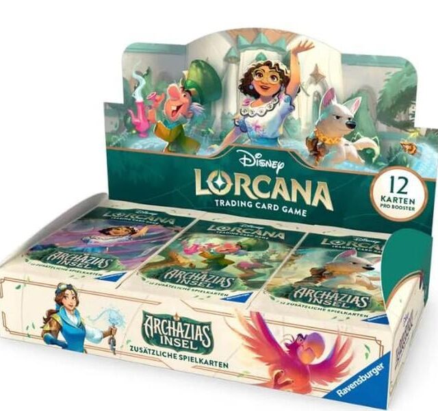 Archazias Insel | 24 Booster Display (Deutsch) | 288 Sammelkarten | Lorcana Trading Card Game TCG