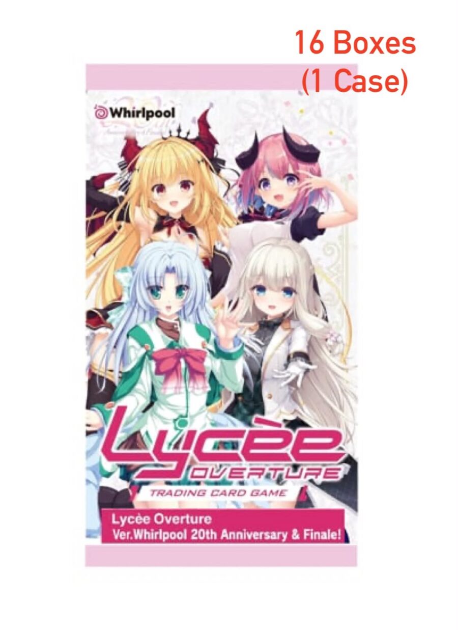 Lycee Overture TCG: (1 Case) Ver.Whirlpool 20th Anniversary & Finale! BOX - NEW/Sealed (2026/06/26)