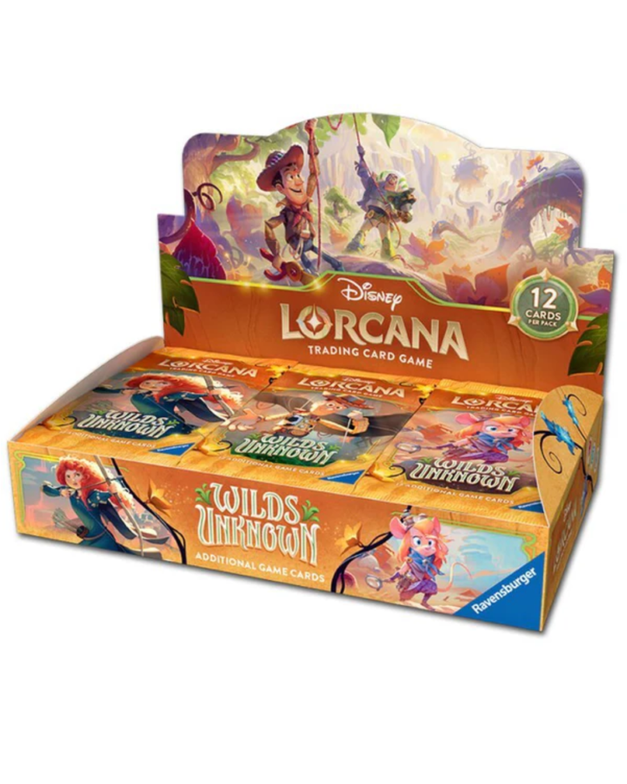 Disney Lorcana TCG – Wilds Unknown Booster Display ENGLISCH | 24 Booster Packs