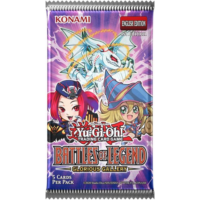Yu-Gi-Oh! TCG Battles of Legend: Glorious Gallery 1st Ed.Booster Pack