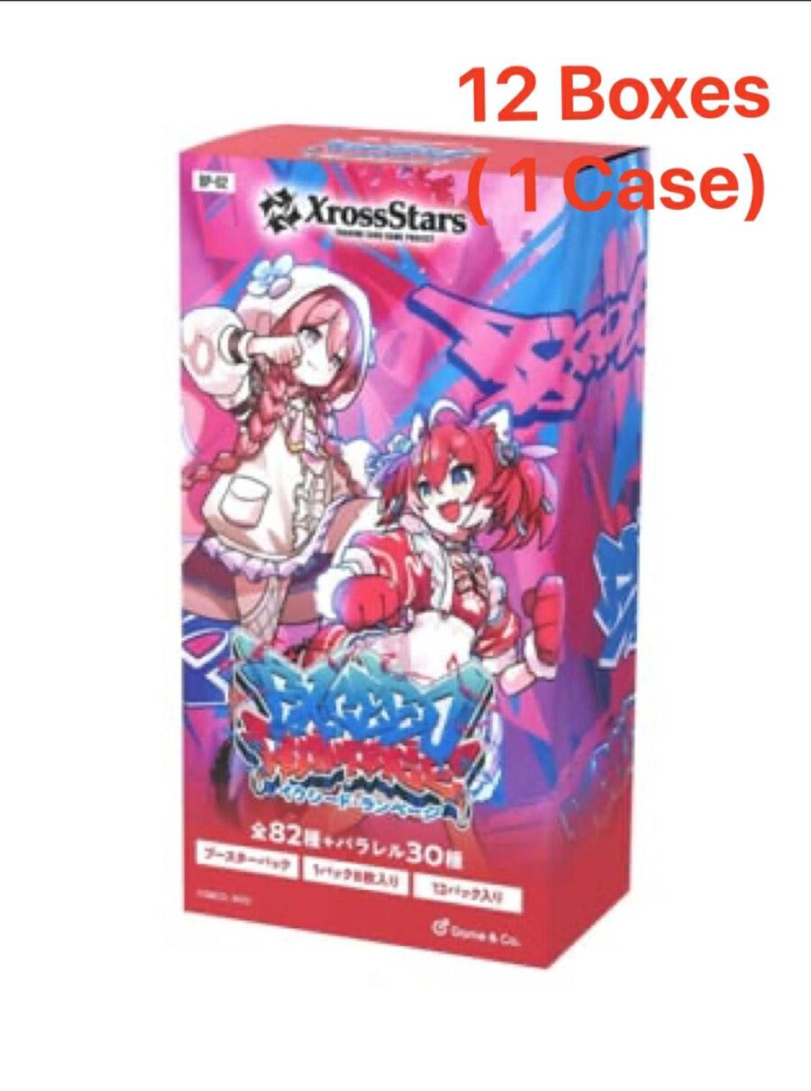 Xross Stars TCG: (1 Case)Xross Stars Booster Pack 2: Exceed RampageBOX - NEW/Sealed (2025/12/19)