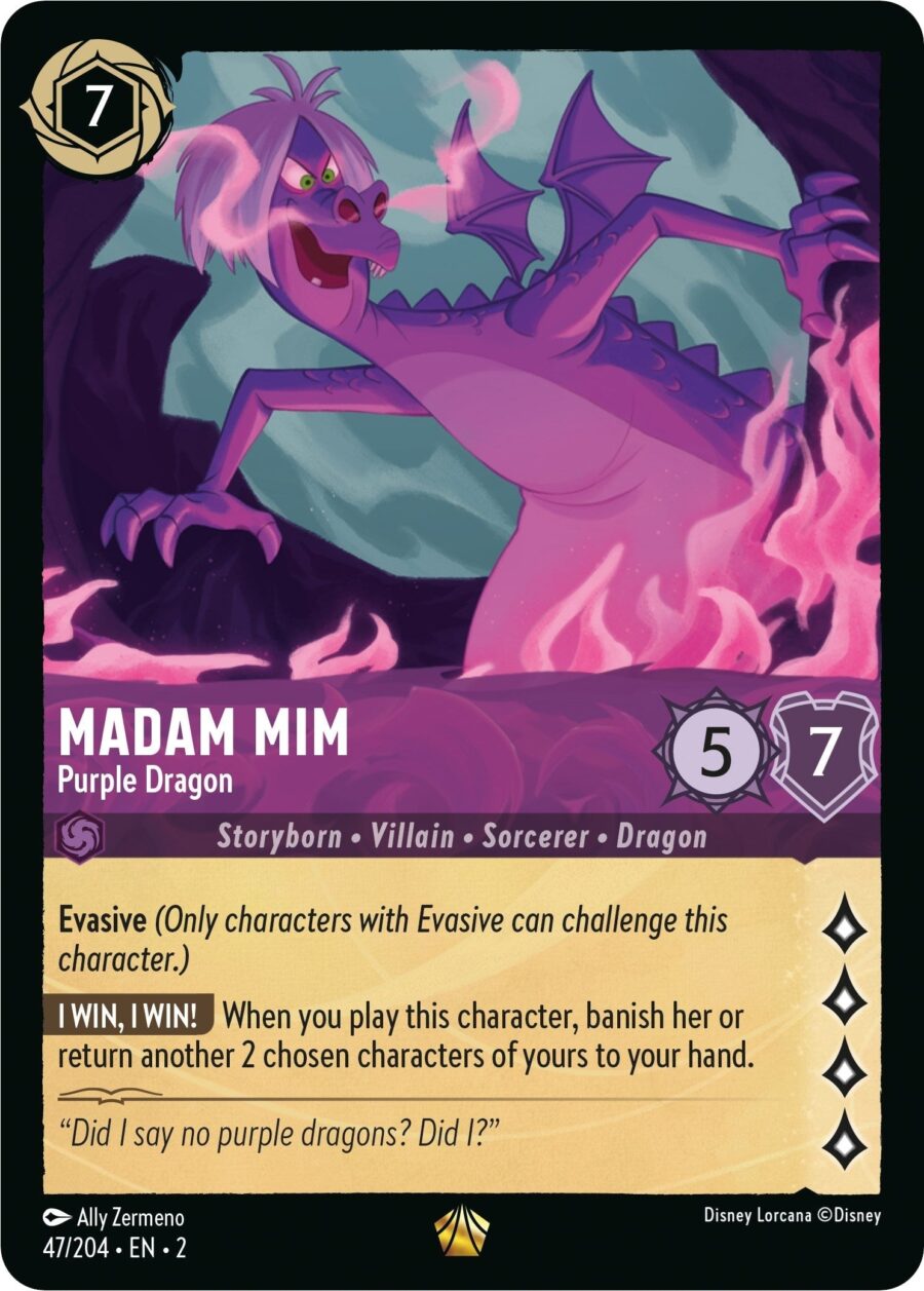 Madam Mim - Purple Dragon (47/204) (2)