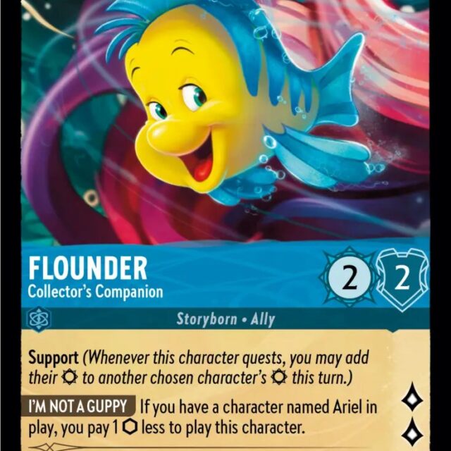 Flounder - Collector's Companion (144/204) [Ursula's Return]