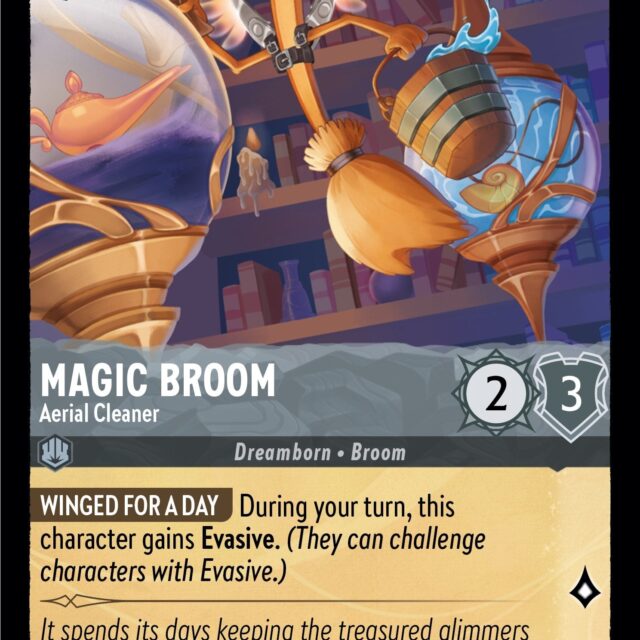 Magic Broom - Aerial Cleaner (185/204) [Ursula's Return]
