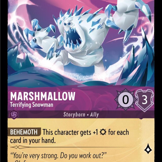 Marshmallow - Terrifying Snowman (51/204) [Ursula's Return]