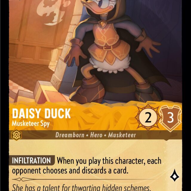 Daisy Duck - Musketeer Spy (7/204) [Ursula's Return]