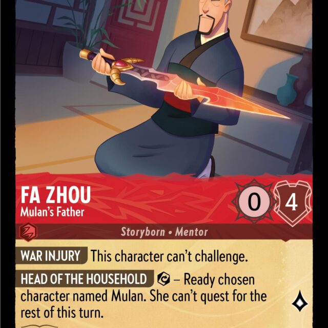 Fa Zhou - Mulan's Father (105/204) [Ursula's Return]