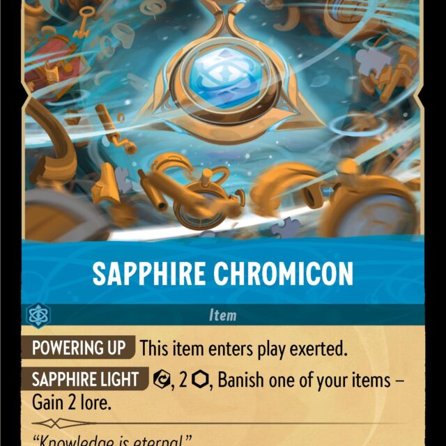 Sapphire Chromicon (168/204) [Shimmering Skies]