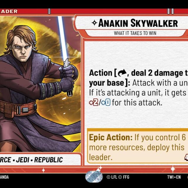 Anakin Skywalker - What it Takes to Win (012/257) (012/257) [Twilight of the Republic]
