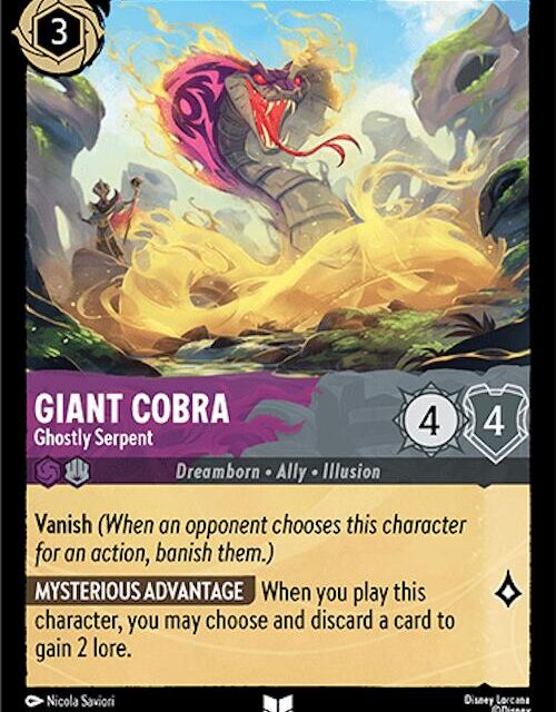Giant Cobra - Ghostly Serpent (57/204) [Archazia's Island]