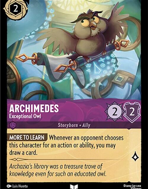 Archimedes - Exceptional Owl (76/204) [Archazia's Island]