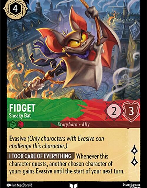 Fidget - Sneaky Bat (106/204) [Archazia's Island]