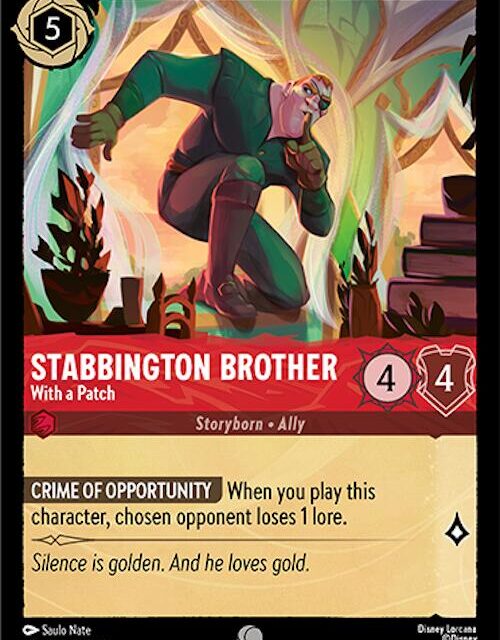 Stabbington Brother - With a Patch (128/204) [Archazia's Island]