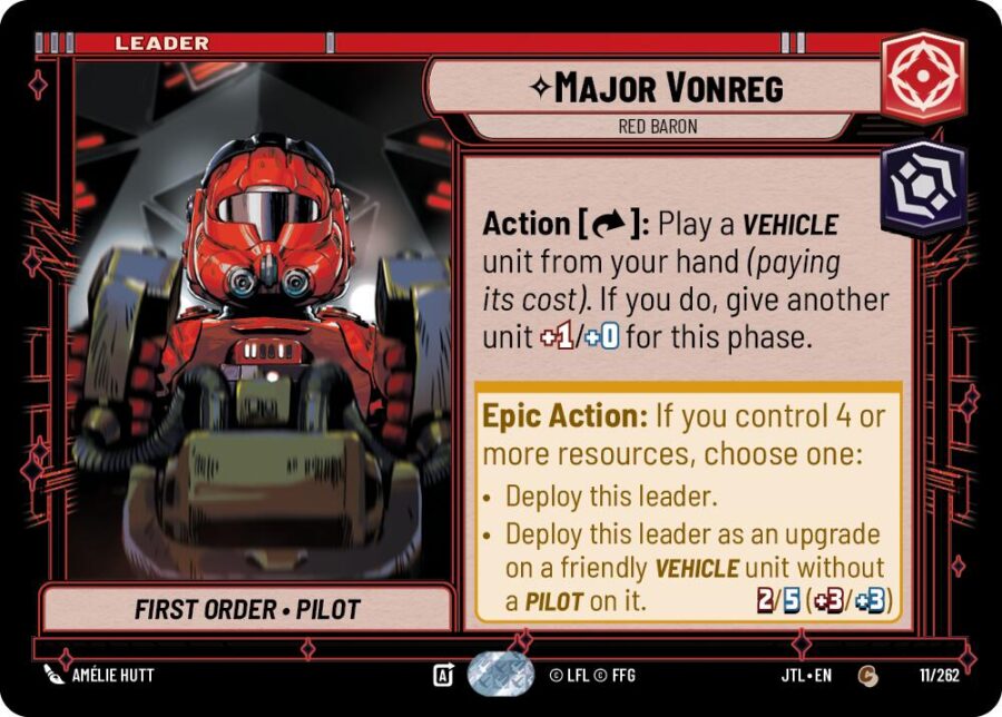 Major Vonreg - Red Baron (011/262) (011/262) [Jump to Lightspeed]