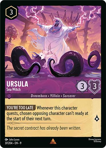 Ursula - Sea Witch (37/204) [Fabled]