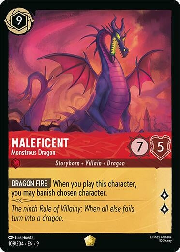 Maleficent - Monstrous Dragon (108/204) (9)