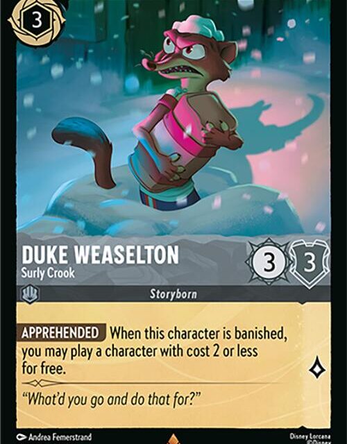 Duke Weaselton - Surly Crook (182/204) [Winterspell]