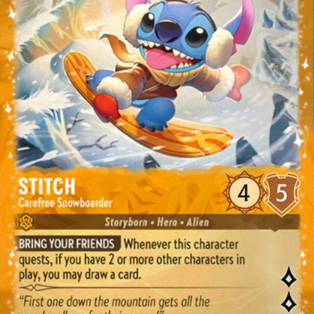 Stitch - Carefree Snowboarder (42) (DLPC)