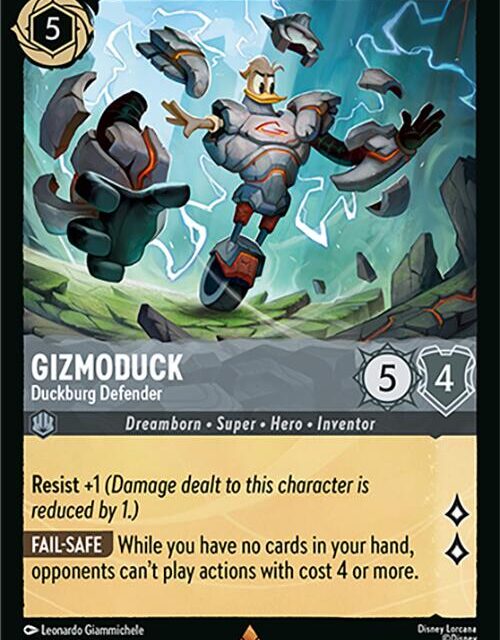 Gizmoduck - Duckburg Defender (193/204) [Wilds Unknown]