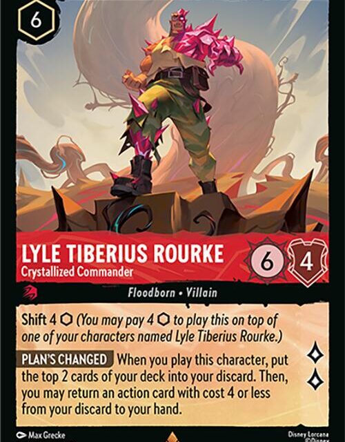 Lyle Tiberius Rourke - Crystallized Commander (103/204) [Wilds Unknown]
