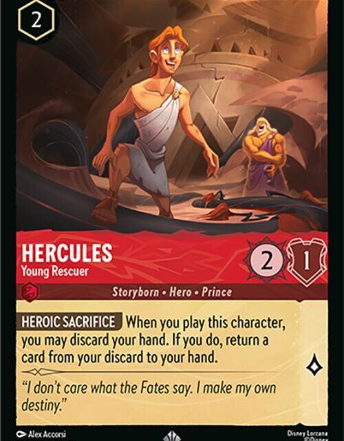 Hercules - Young Rescuer (123/204) [Wilds Unknown]