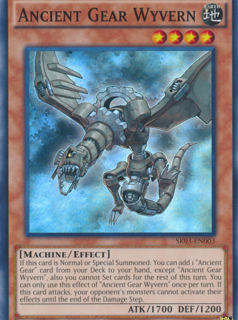 Ancient Gear Wyvern [SR03-EN003] Super Rare