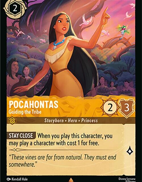 Pocahontas - Guiding the Tribe (12/207) [Attack of the Vine!]
