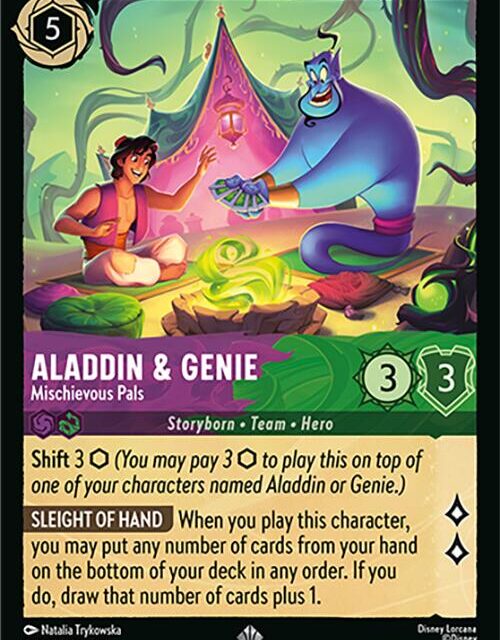 Aladdin & Genie - Mischievous Pals (59/207) [Attack of the Vine!]