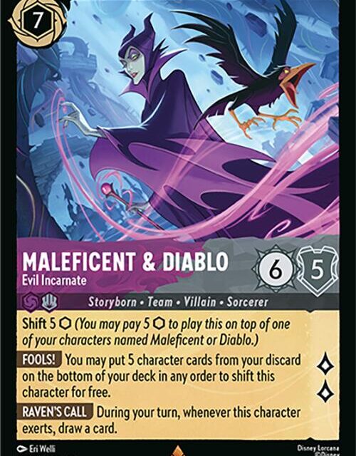 Maleficent & Diablo - Evil Incarnate (63/207) [Attack of the Vine!]