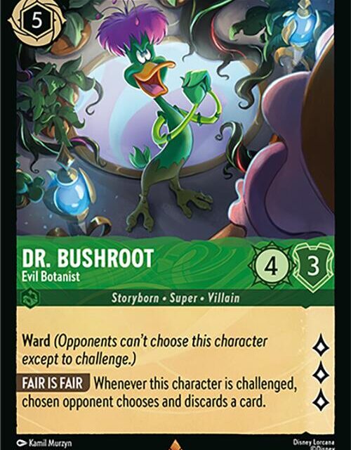Dr. Bushroot - Evil Botanist (92/207) [Attack of the Vine!]