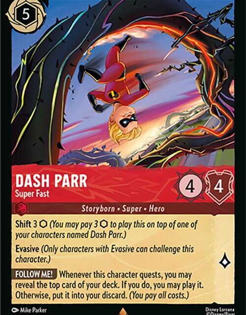 Dash Parr - Super Fast (109/207) [Attack of the Vine!]