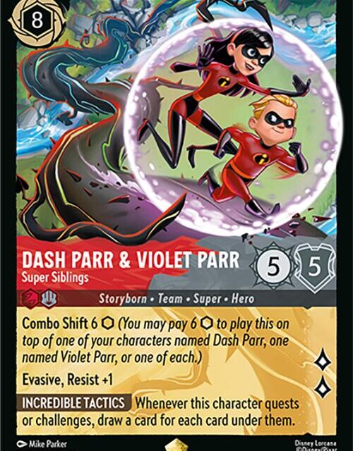 Dash Parr & Violet Parr - Super Siblings (133/207) [Attack of the Vine!]