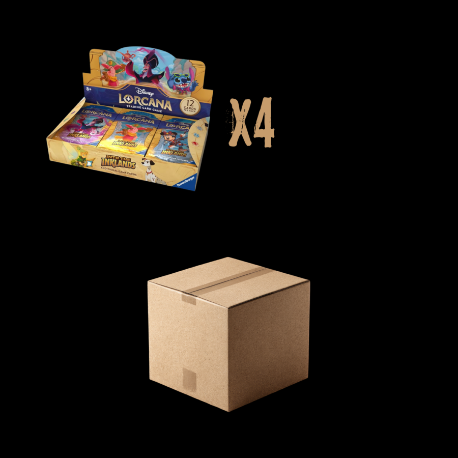 Disney Lorcana Into The Inklands 4x Booster Box Sealed Case
