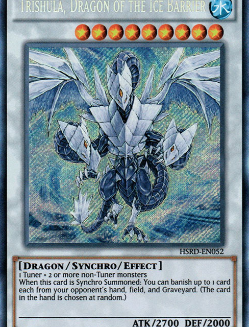 Trishula, Dragon of the Ice Barrier [HSRD-EN052] Secret Rare