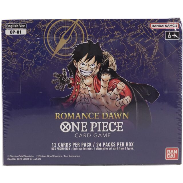 One Piece TCG: Romance Dawn (OP-01) Booster Box (1st Print) (Blue Bottom)