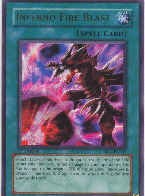 Inferno Fire Blast [SOD-EN042] Ultra Rare