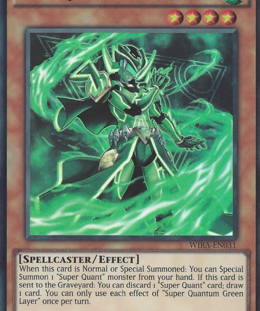 Super Quantum Green Layer [WIRA-EN031] Super Rare
